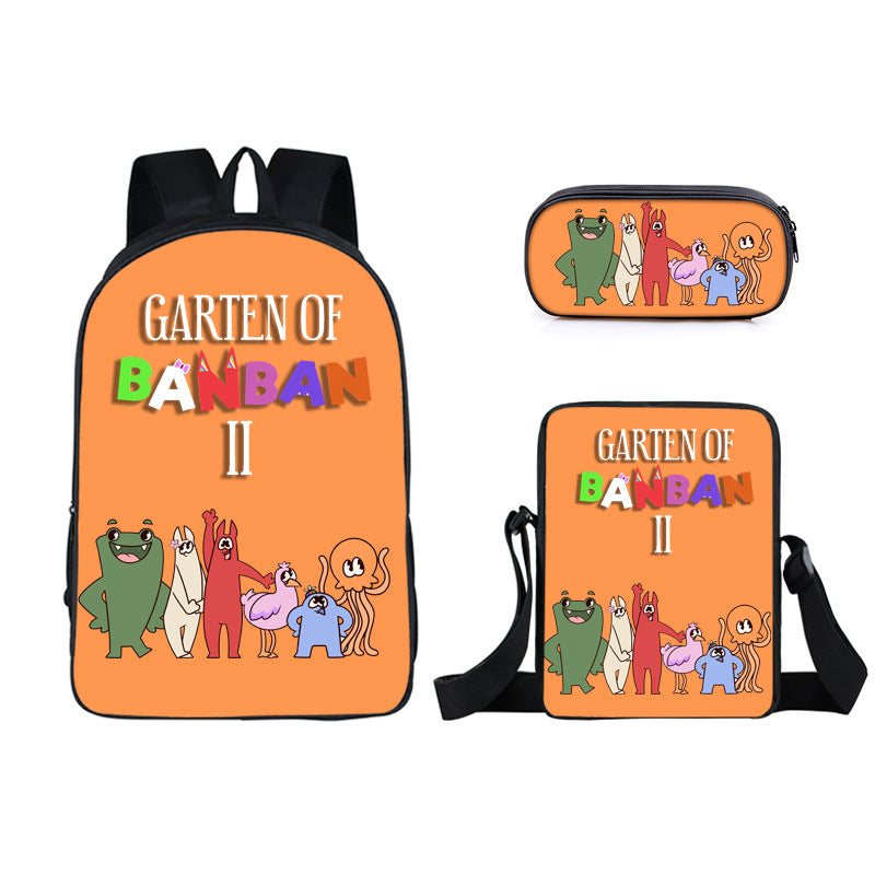 Garten of banban Schoolbag Backpack Lunch Bag Pencil Case 3pcs Set Gift for Kids Students