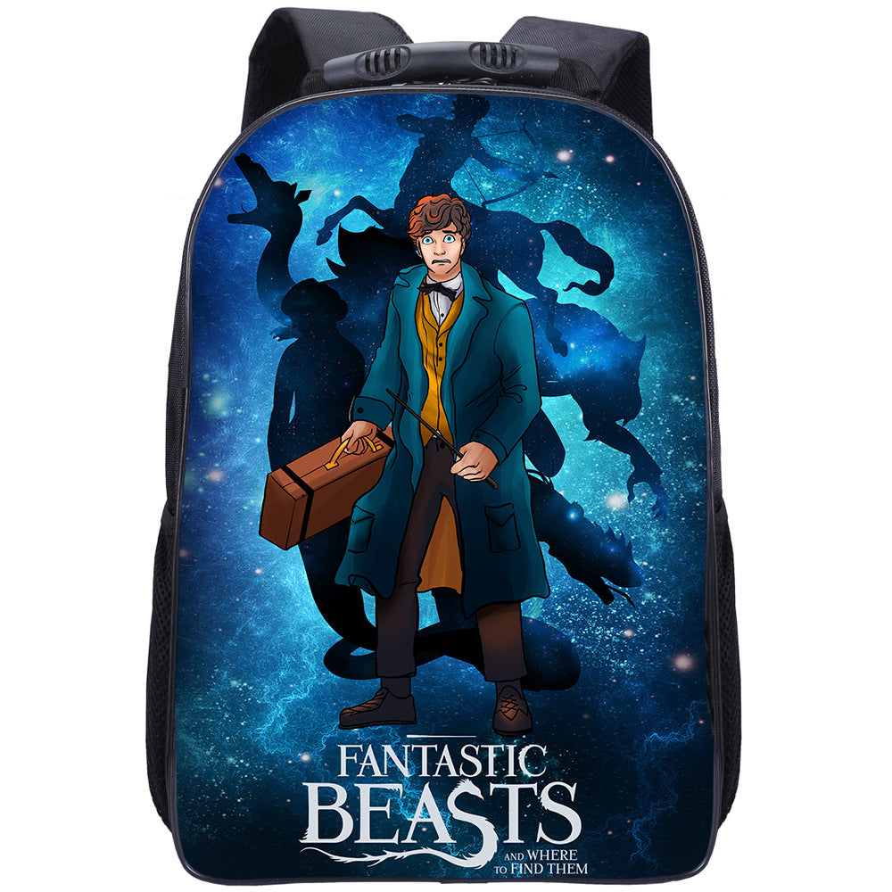 Fantastic Beasts Dumbledore Backpack School Sports Bag for Kids Boy Girl