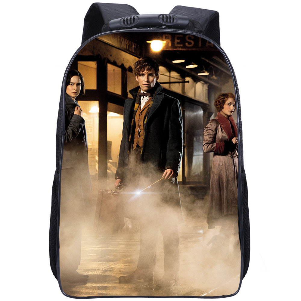 Fantastic Beasts Dumbledore Backpack School Sports Bag for Kids Boy Girl