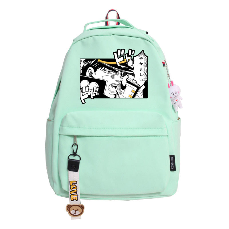 JoJo's Bizarre Adventure Cosplay Backpack School Bag Water Proof