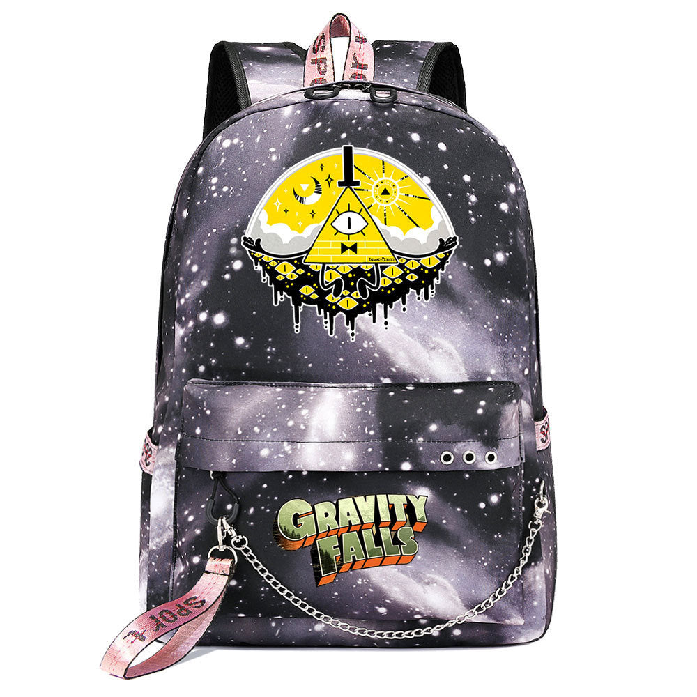 Gravity Falls USB Charging Backpack Shoolbag Notebook Bag Gifts for Kids Students