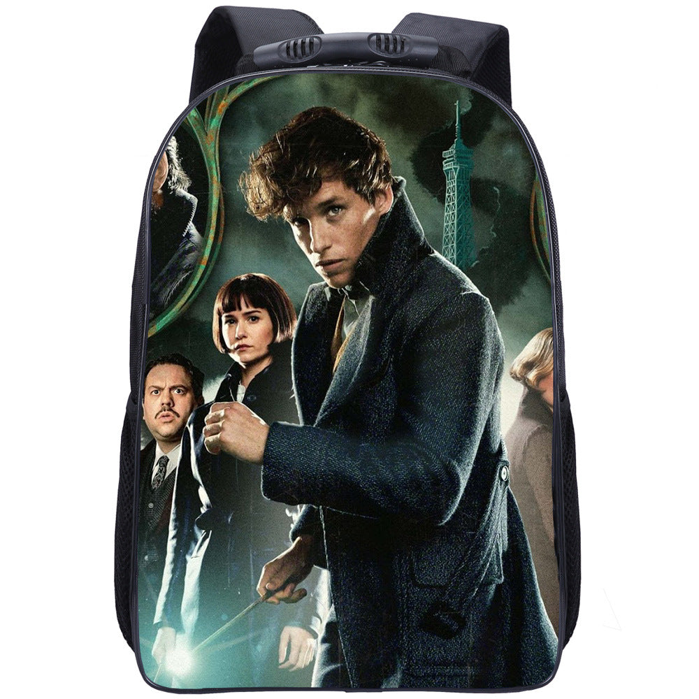 Fantastic Beasts Dumbledore Backpack School Sports Bag for Kids Boy Girl