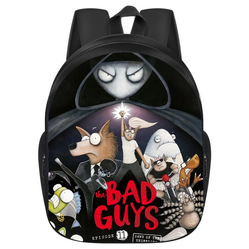 The Bad Guys Backpack School Sports Bag for Kids Boy Girl