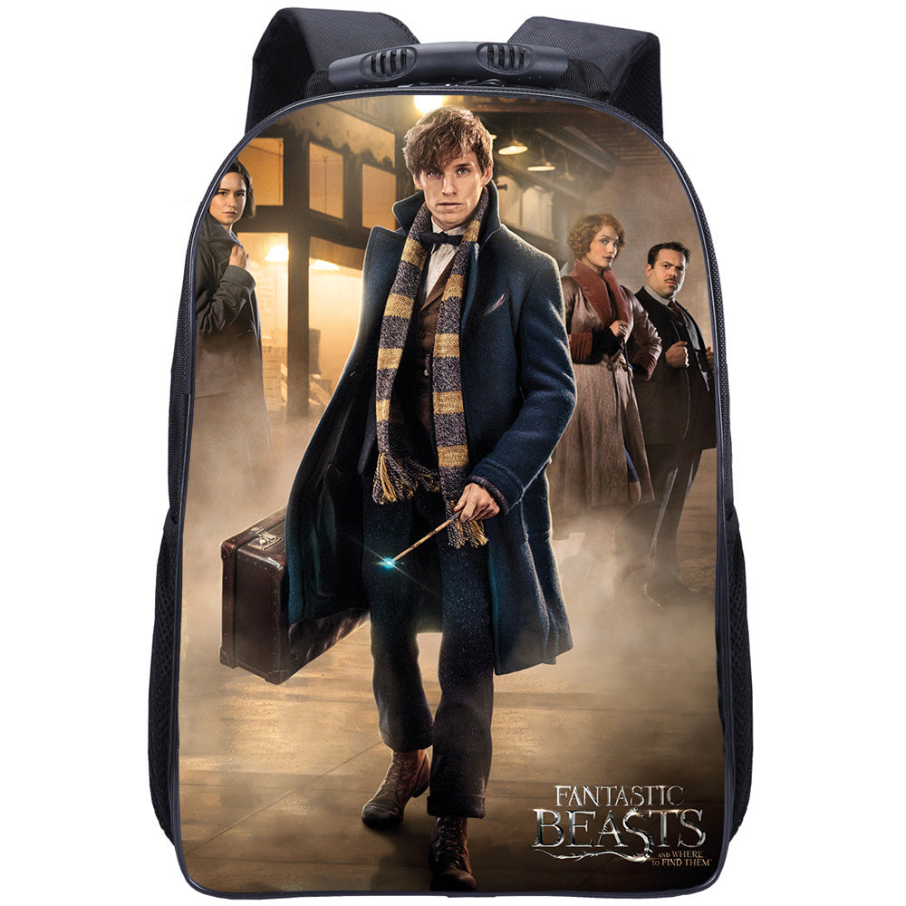 Fantastic Beasts Dumbledore Backpack School Sports Bag for Kids Boy Girl