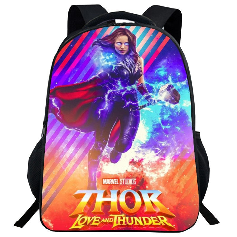 Thor: Love and Thunder Students School Bags Set Boys Backpack Lunch Bag Pen  Bags