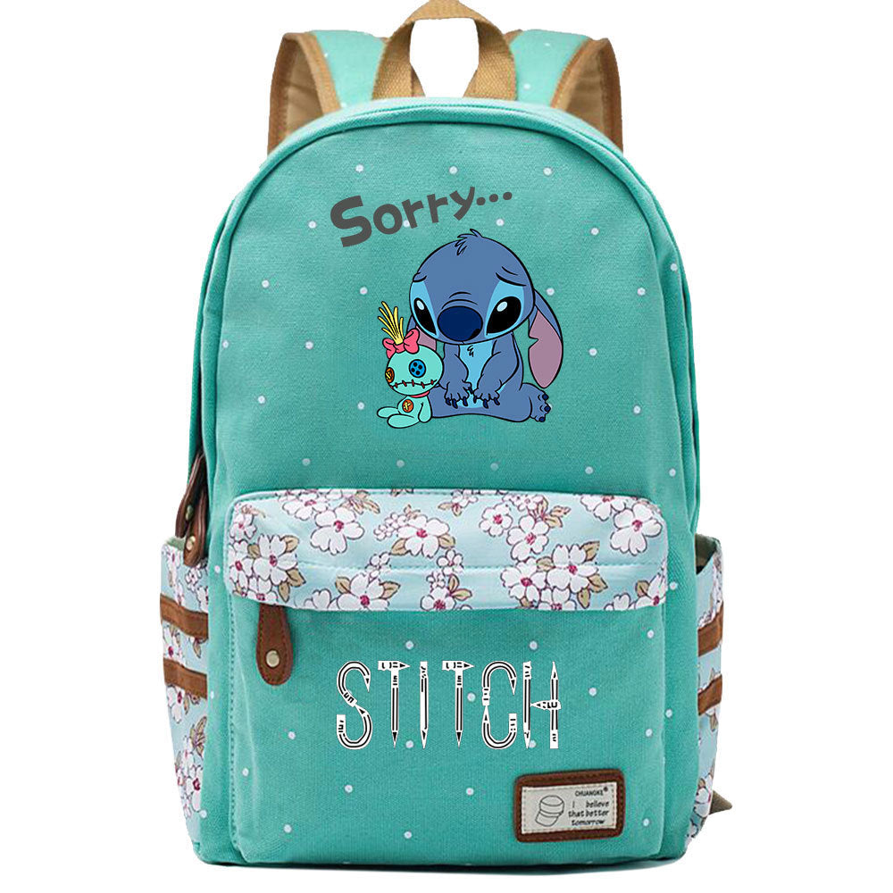 Stitch Fashion Canvas Travel Backpack School Bag