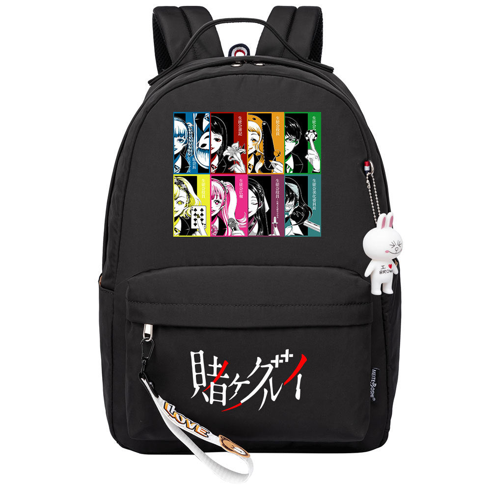 Kakegurui Cosplay Backpack School Bag Water Proof