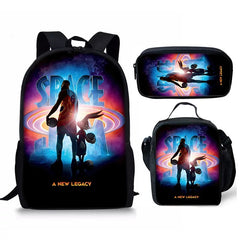 Space Jam A New Legacy Schoolbag Backpack Lunch Bag Pencil Case Set Gift for Kids Students