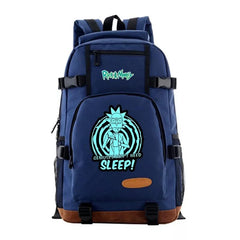 Anime Rick and Morty #1 School Bookbag Travel Backpack Bags