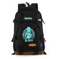 Anime Rick and Morty #1 School Bookbag Travel Backpack Bags