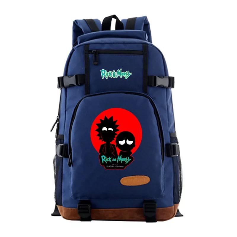 Anime Rick and Morty #2 School Bookbag Travel Backpack Bags