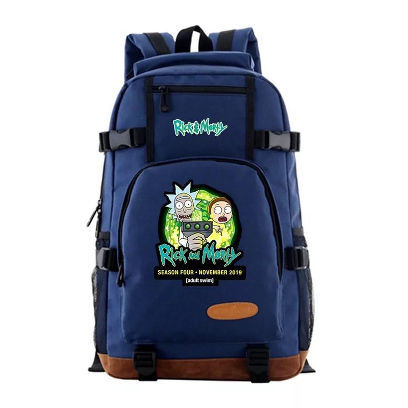 Anime Rick and Morty #3 School Bookbag Travel Backpack Bags