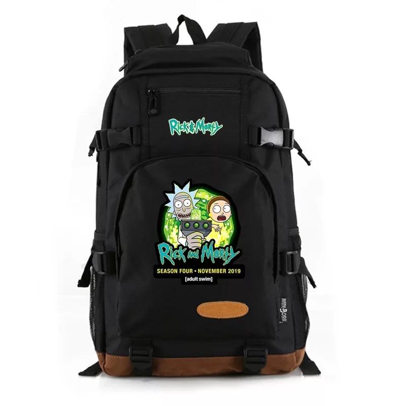 Anime Rick and Morty #3 School Bookbag Travel Backpack Bags