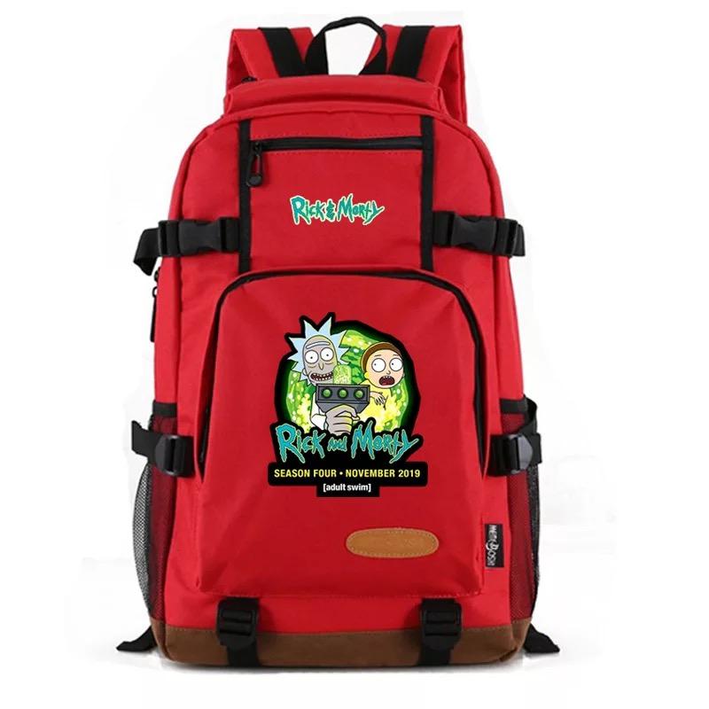 Anime Rick and Morty #3 School Bookbag Travel Backpack Bags