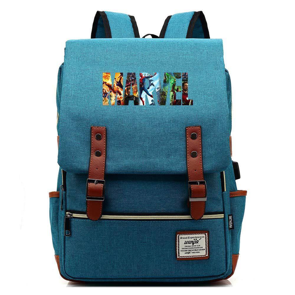 Marvel Superhero Cosplay Canvas Travel Backpack School Bag