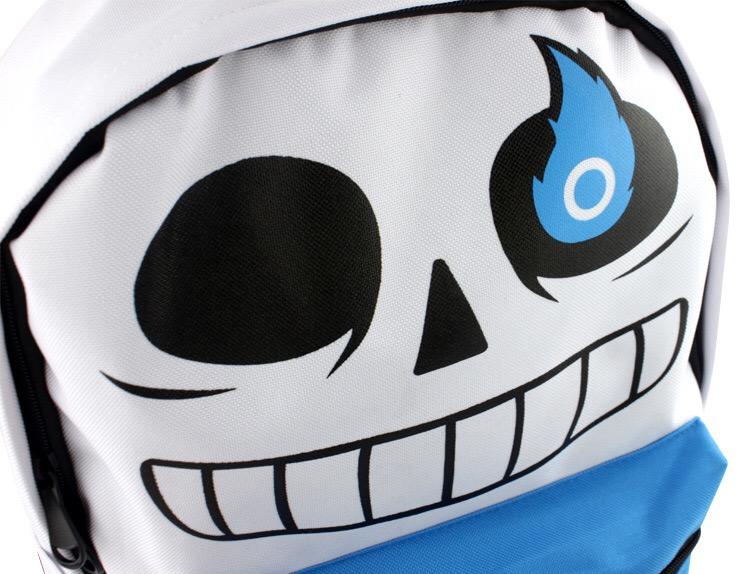 Game Undertale Sans Backpack School Bag Water Proof