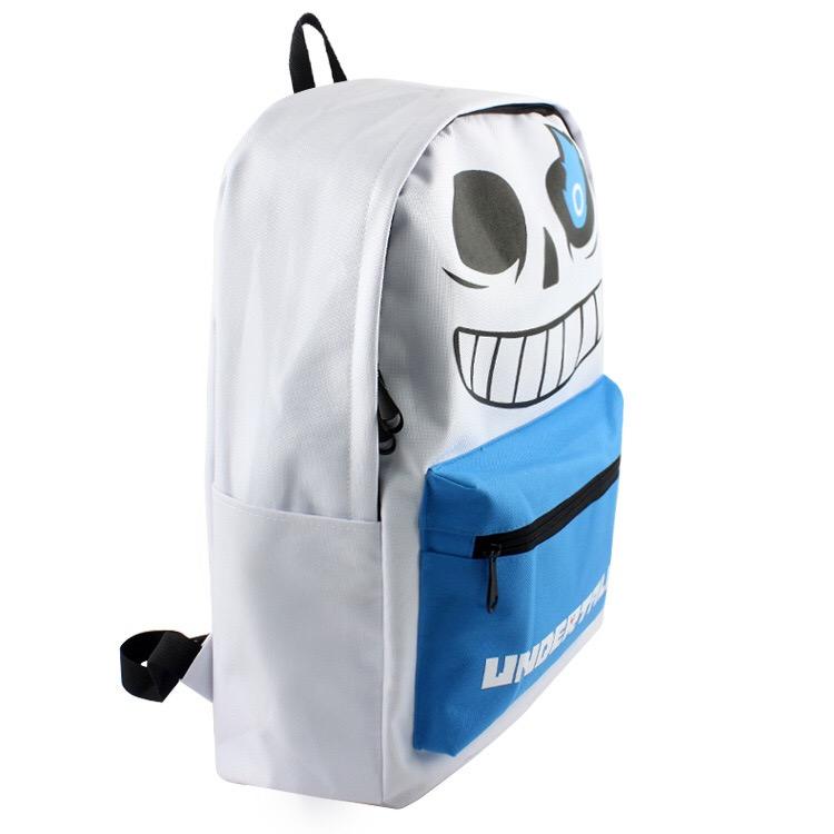 Game Undertale Sans Backpack School Bag Water Proof