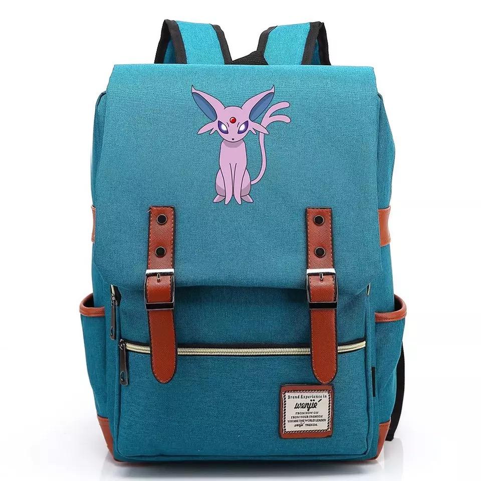 Pokemon Umbreon Canvas Travel Backpack School Notebook Bag