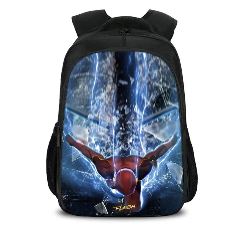 Superhero Flash Backpack School Sports Bag for Boys Girls Kids