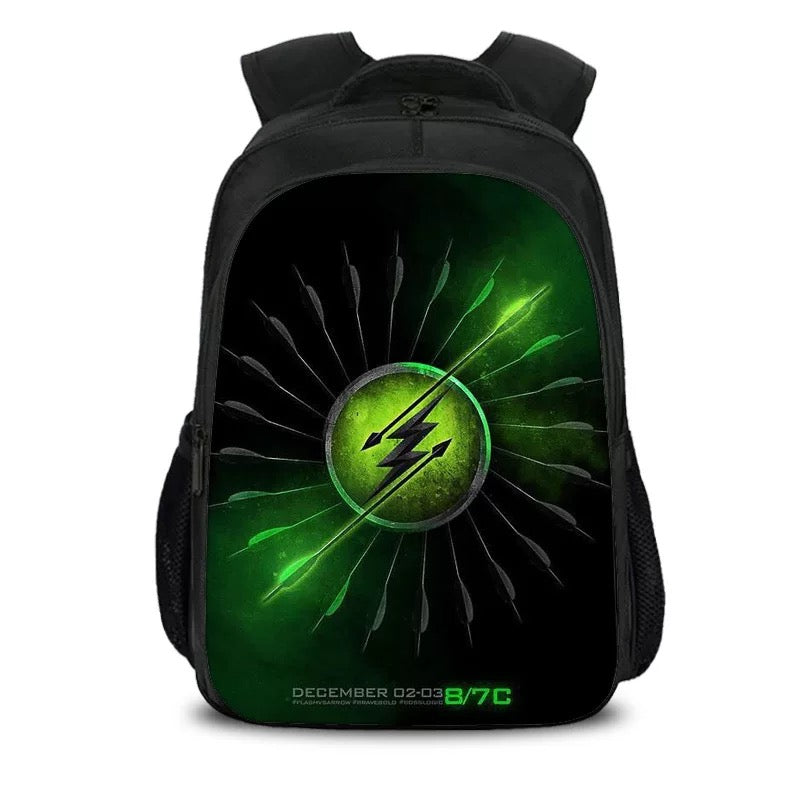 Superhero Flash Backpack School Sports Bag for Boys Girls Kids