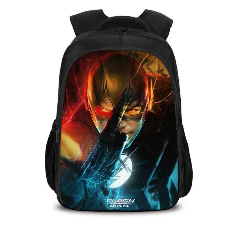 Superhero Flash Backpack School Sports Bag for Boys Girls Kids