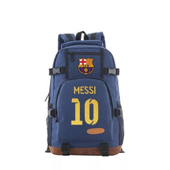 Football Lionel School Bookbag Travel Backpack Bags