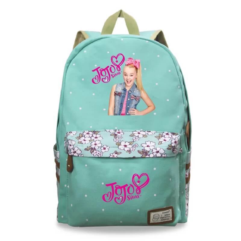 Superstar JoJo Siwa Fashion Canvas Travel Backpack School Bag