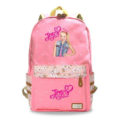 Superstar JoJo Siwa Fashion Canvas Travel Backpack School Bag