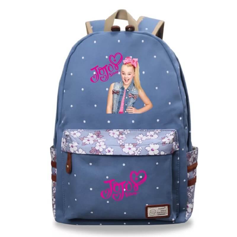 Superstar JoJo Siwa Fashion Canvas Travel Backpack School Bag