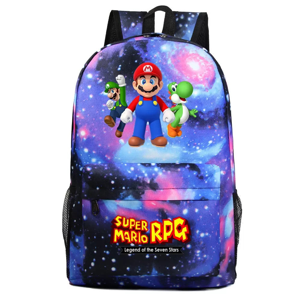 Super Mario RPG Cosplay Backpack Schoolbag Unisex Cosplay Bag for Kids Adults