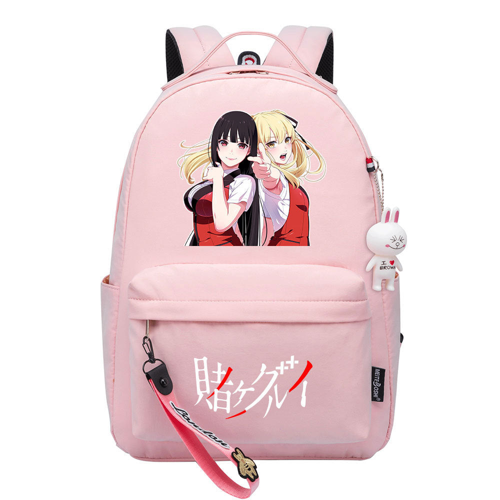 Kakegurui Cosplay Backpack School Bag Water Proof