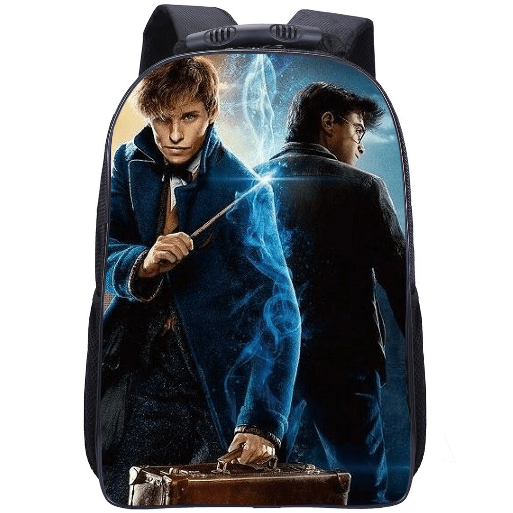 Fantastic Beasts Dumbledore Backpack School Sports Bag for Kids Boy Girl