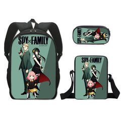 SPY×FAMILY Schoolbag Backpack Lunch Bag Pencil Case Set Gift for Kids Students