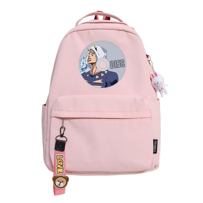 JoJo's Bizarre Adventure Cosplay Backpack School Bag Water Proof