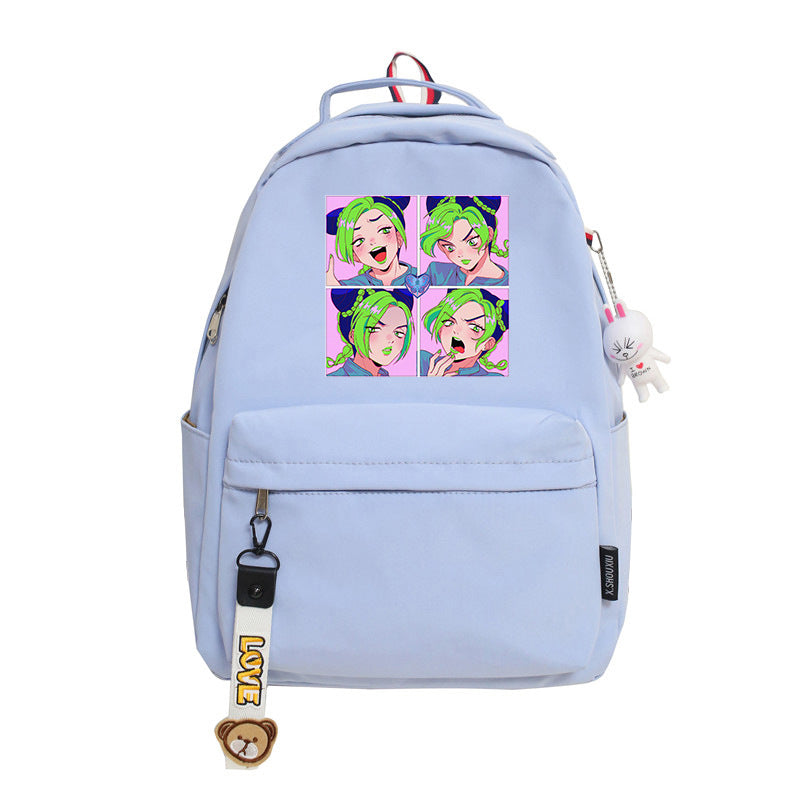 JoJo's Bizarre Adventure Cosplay Backpack School Bag Water Proof