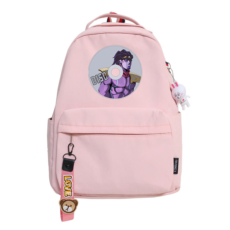 JoJo's Bizarre Adventure Cosplay Backpack School Bag Water Proof