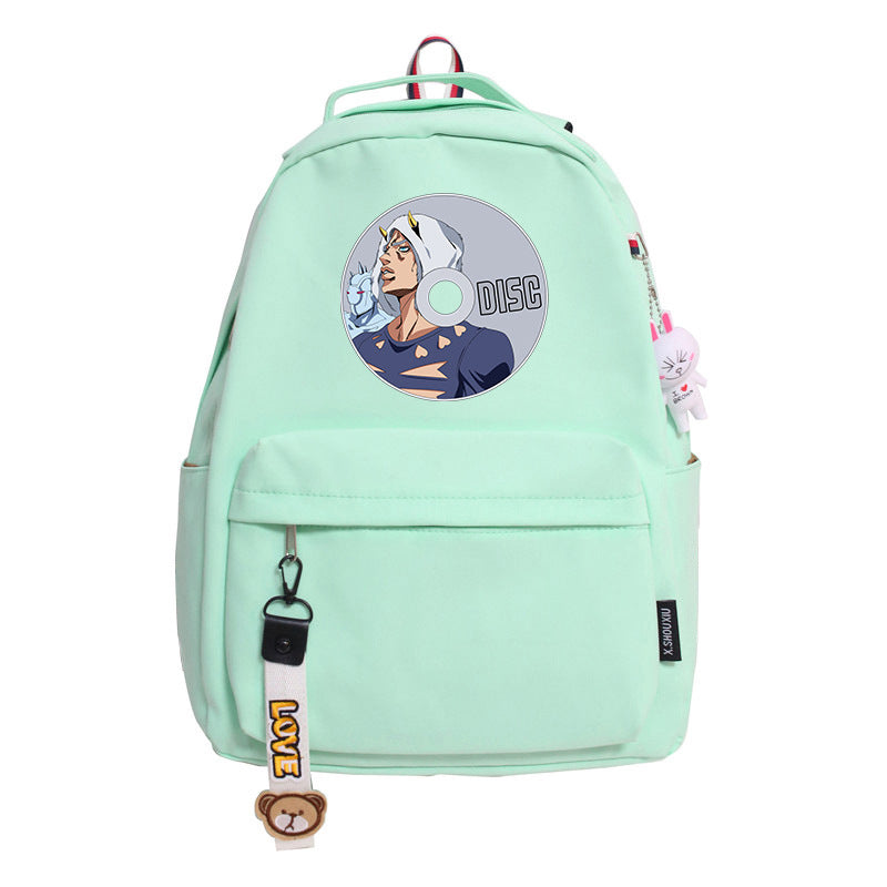 JoJo's Bizarre Adventure Cosplay Backpack School Bag Water Proof