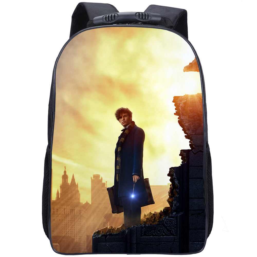 Fantastic Beasts Dumbledore Backpack School Sports Bag for Kids Boy Girl