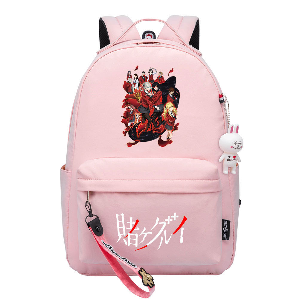 Kakegurui Cosplay Backpack School Bag Water Proof