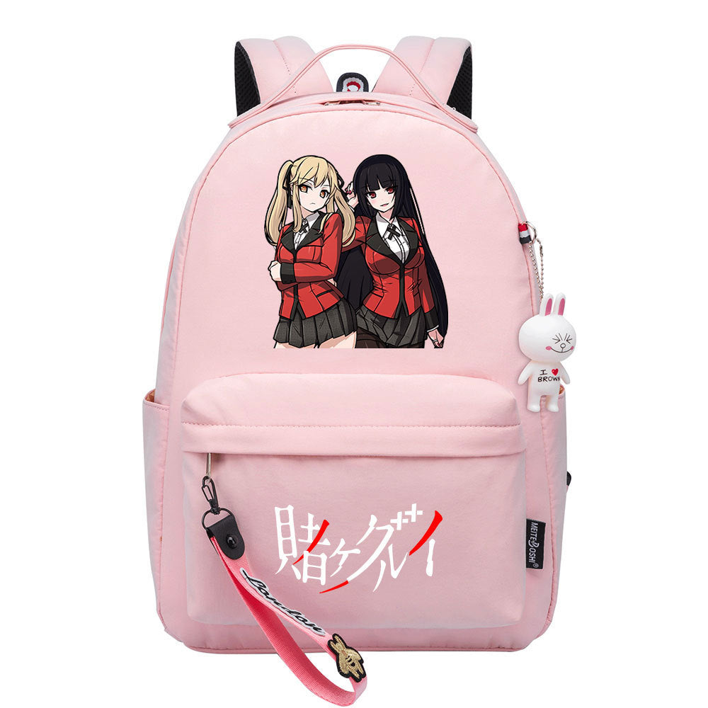 Kakegurui Cosplay Backpack School Bag Water Proof