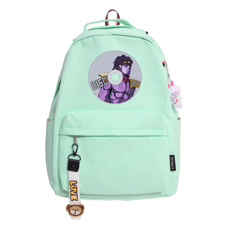 JoJo's Bizarre Adventure Cosplay Backpack School Bag Water Proof